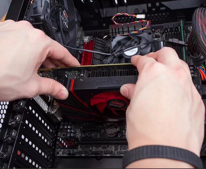 замена видеокарты на компьютере Академическая метро Москвы